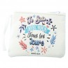 Coin purse "I am with you always" 10x8cm