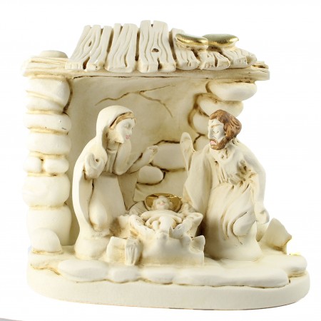 7cm resin Nativity scene