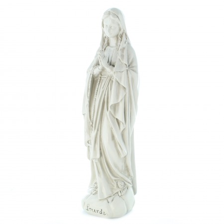 Statue de Notre Dame de Lourdes en résine de 28cm