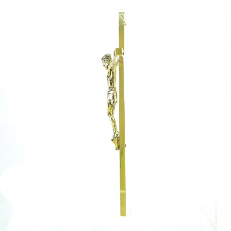 Croce in metallo dorato da 20 cm