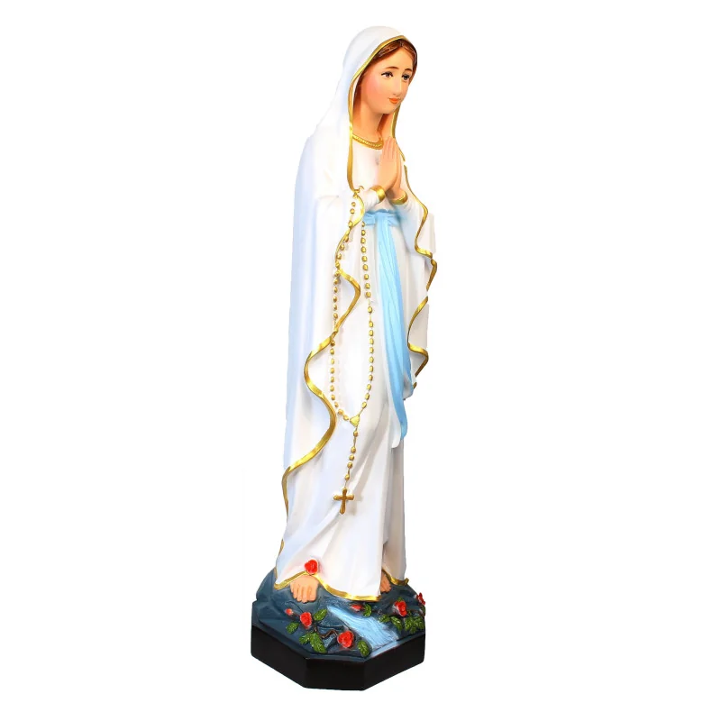 Statue Notre Dame de Lourdes en résine 60cm
