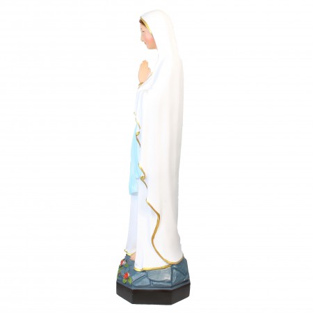 Statua in resina di Nostra Signora di Lourdes 60 cm
