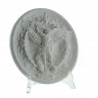 Plaster plate of Saint Michel 15cm with acrylic support