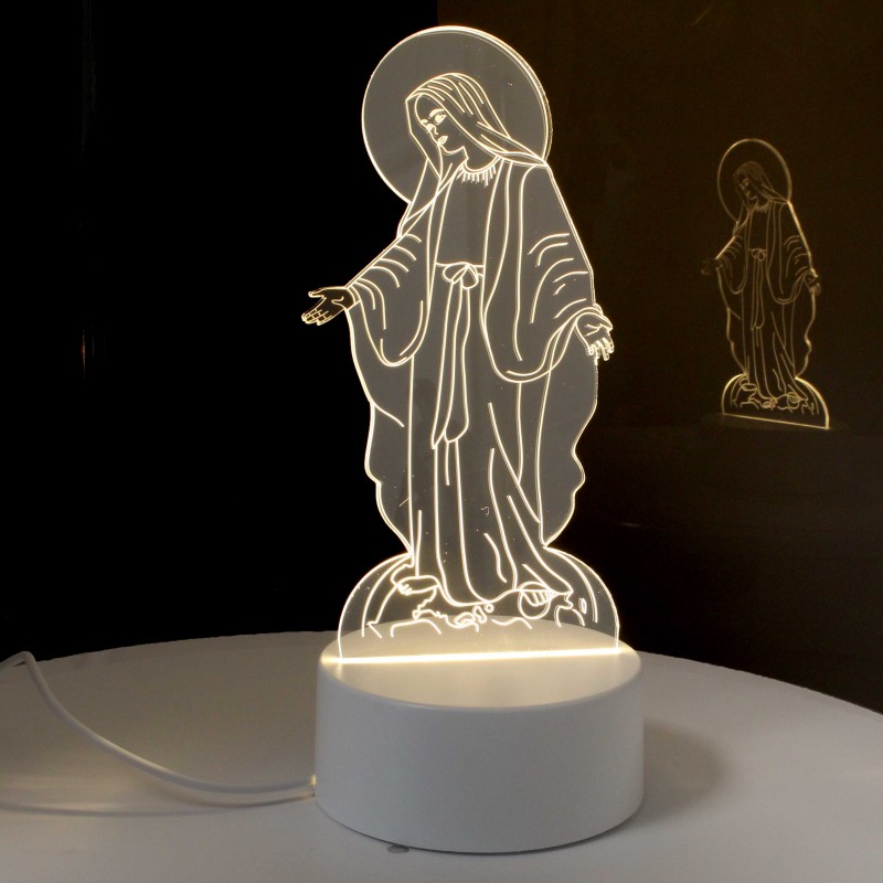 Lampe à LED de la Vierge Miraculeuse