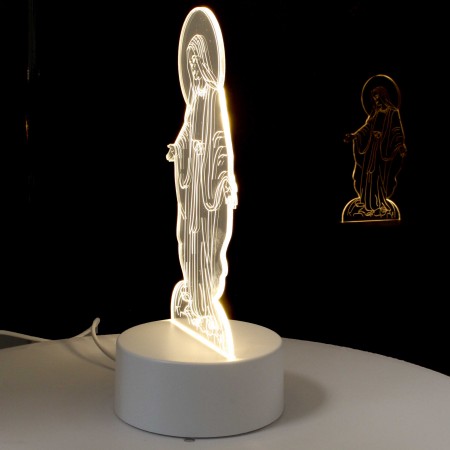 Lampada a LED Madonna Miracolosa