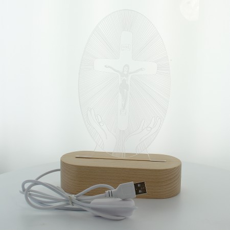 LED lamp with a cross