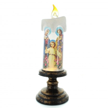 Holy Family Led Candle