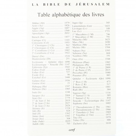 Jerusalem Bible pocket edition