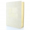 Bible de Jérusalem blanche et dorée format compact 15x20cm