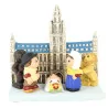 Crèche Belgique en céramique 8x7cm