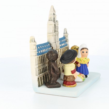 Belgium ceramic Nativity Scene 8x7cm