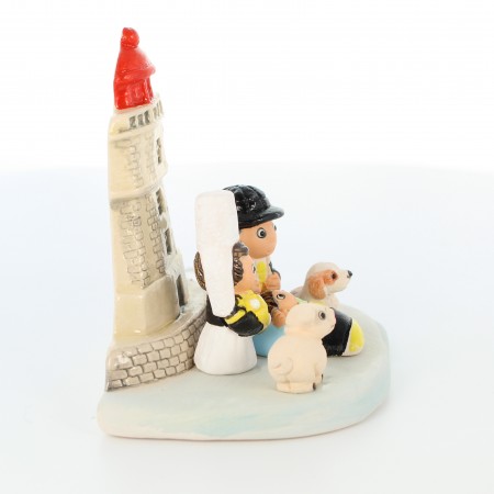 Presepe Bretagna in ceramica 8x7cm