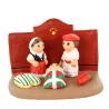 Ceramic Nativity Scene Basque Country 8x7cm