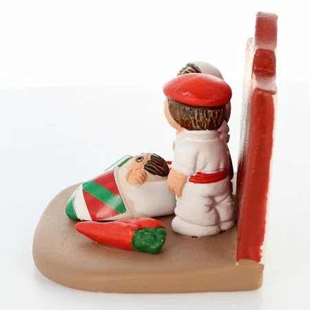 Ceramic Nativity Scene Basque Country 8x7cm