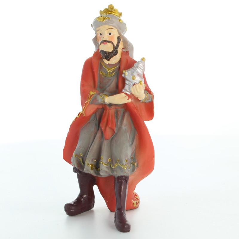 Guardian Nativity Figure 5 Inch Scale - Unbreakable Italian Hand-Painted Collector Piece
