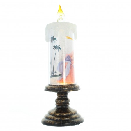 LED candlestick of the Nativity