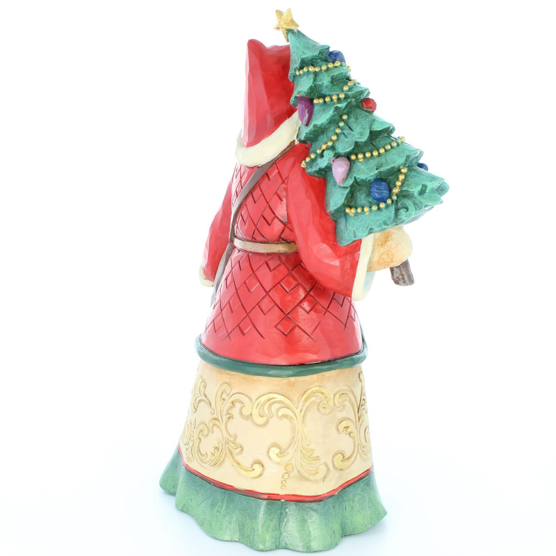 Statua Nana Cavaliere Di Natale - Decorazione Natalizia 8.4x7.9x9.9cm In Resina