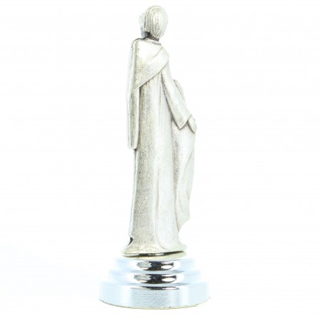 Statua della Sacra Famiglia in metallo da 7 cm