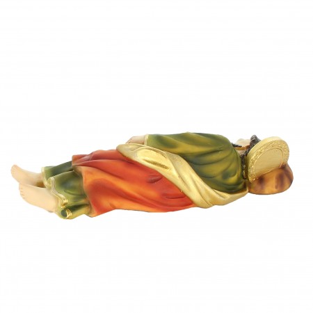20cm resin statue of Saint Joseph sleeping