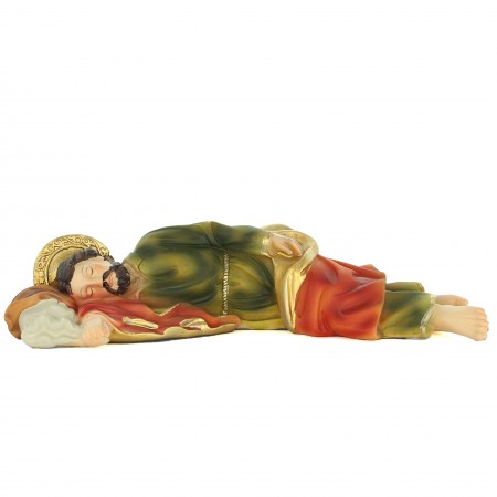20cm resin statue of Saint Joseph sleeping