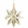 Set of 6 - 10cm Snowflake Christmas Ornaments