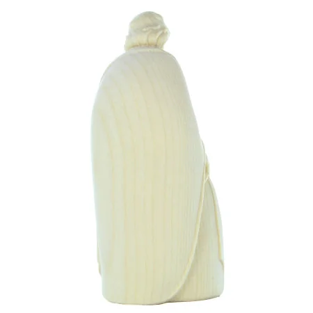 Scultura in Legno d'acero della Sacra Famiglia 10 cm