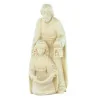 Scultura in Legno d'acero della Sacra Famiglia 10 cm
