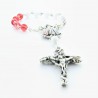 Red and white rosary of Jesus the Merciful