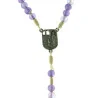 Lourdes rosary in Quartz stones