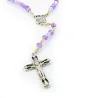 Lourdes rosary in Quartz stones
