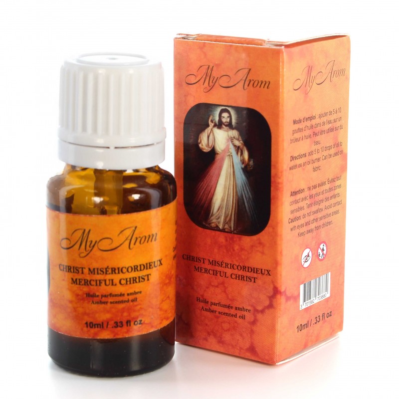 Religious essential oil of Merciful Christ with prayer 10ml