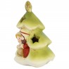 Nativity Scene of the Holy Family in the shape of a resin fir tree 9cm
