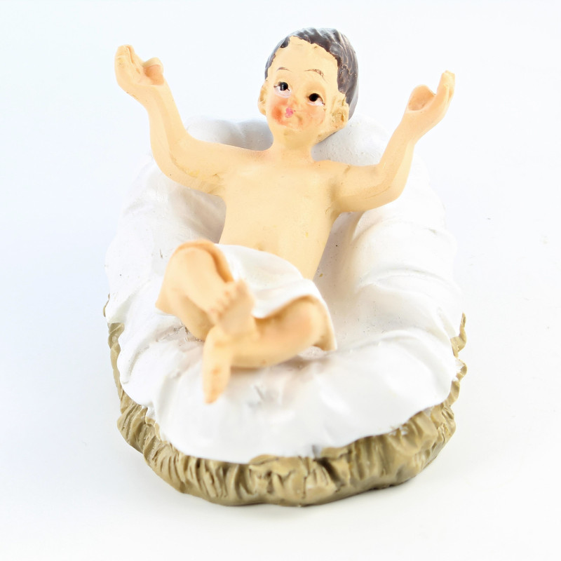 Figurine De Mouton Ciseaux Pour Crèche De Noël - Peinte à La Main, Polyresine, 7 Cm - Décoration De Table - 3