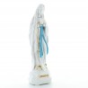 Statue of Our Lady of Lourdes in resin with ceramic effect 20cm