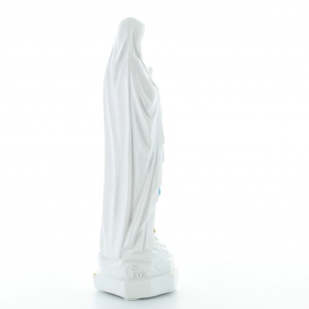 Statue Notre Dame de Lourdes en résine effet céramique 20cm