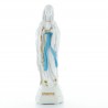 Statua di Nostra Signora di Lourdes in resina con effetto ceramica 20cm