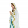 Our Lady of Lourdes statue in coloured resin with gold flakes 20cm
