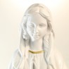 Ceramic effect resin statue of Our Lady of Lourdes 60cm