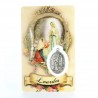 Prayer card of the Apparition with medal