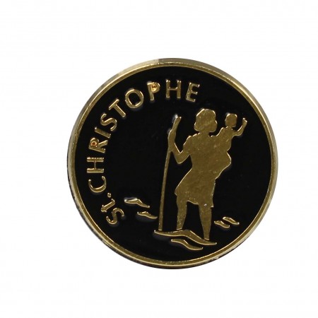 Magnet de Saint Christophe doré 35mm
