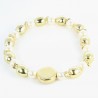 Gold and pearly pearls bracelet Apparition of Lourdes