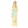 Virgin Mary statue in imitation wood resin with gold glitter 6cm