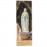 Segnalibro Nostra Signora di Lourdes 5x14cm