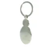 Oval keyring of Saint Rita and the Merciful Christ