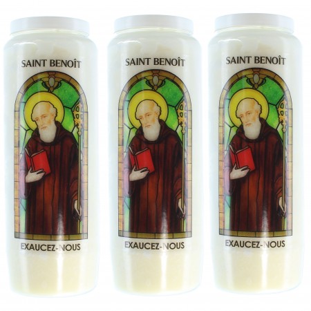 3 Bougies de Neuvaine de...