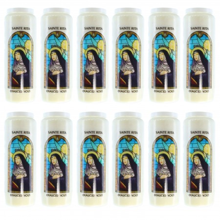 12 Bougies de Neuvaine de...