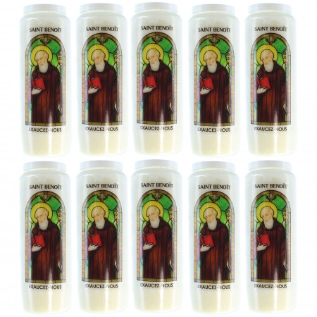 10 Bougies de Neuvaine de...