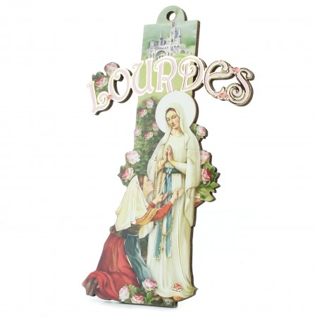 Cross of the Apparition with "Lourdes