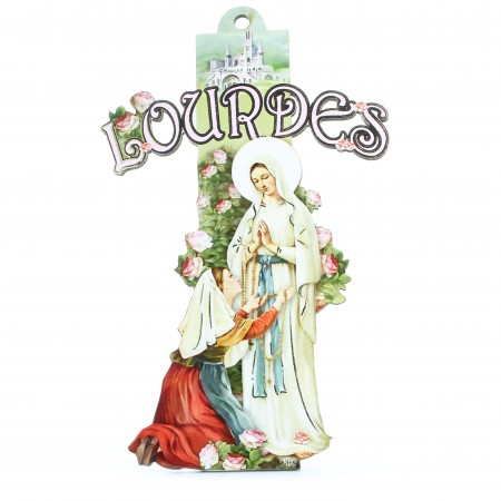 Croix de l'Apparition avec "Lourdes"