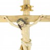 Croix en bois avec Christ en résine